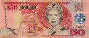 斐济元2002年版50 Dollars面值——正面