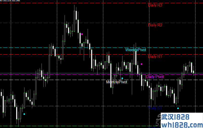 Auto Pivot指标外汇MT4指标下载!