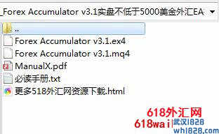 Forex Accumulator v3.1实盘不低于5000美金外汇EA指标下载!