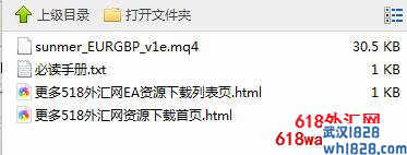 Sunmer EURGBP v1e剥头皮外汇EA下载