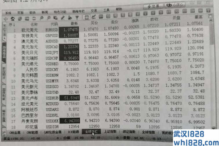 1.1.3外汇交易的是货币对